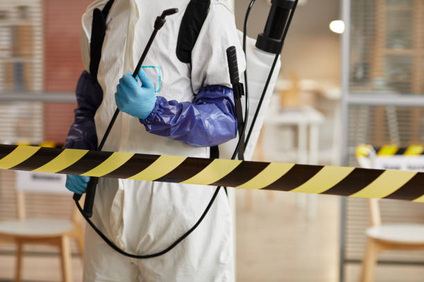 Professional Biohazard Cleanup technician working in Hubbard, OR